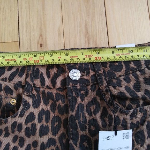 NWT Cheetah leopard animal print skinny jeans - Picture 7 of 8